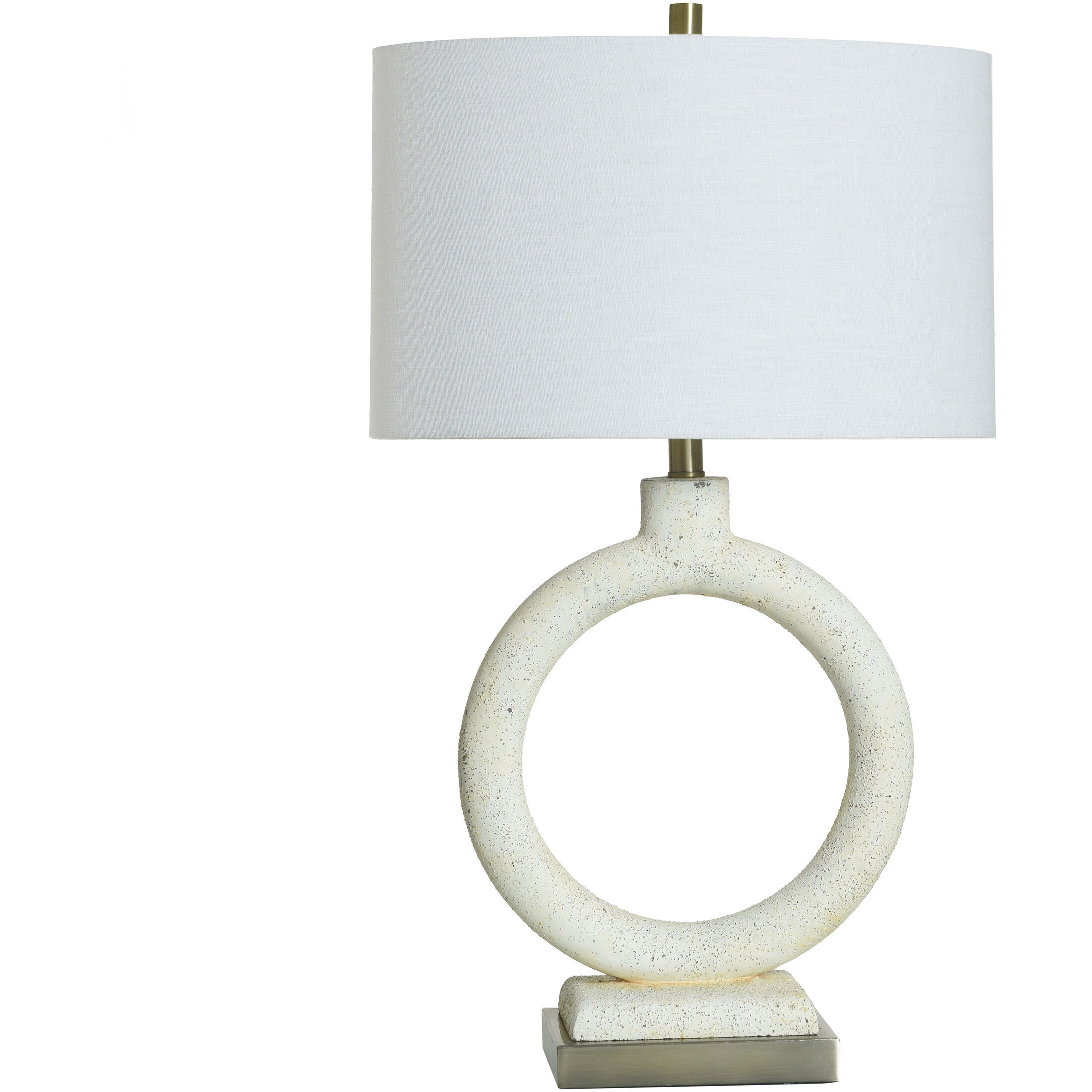 Cameron 30.5 inch 100.00 watt Speckled Cream Table Lamp Portable Light