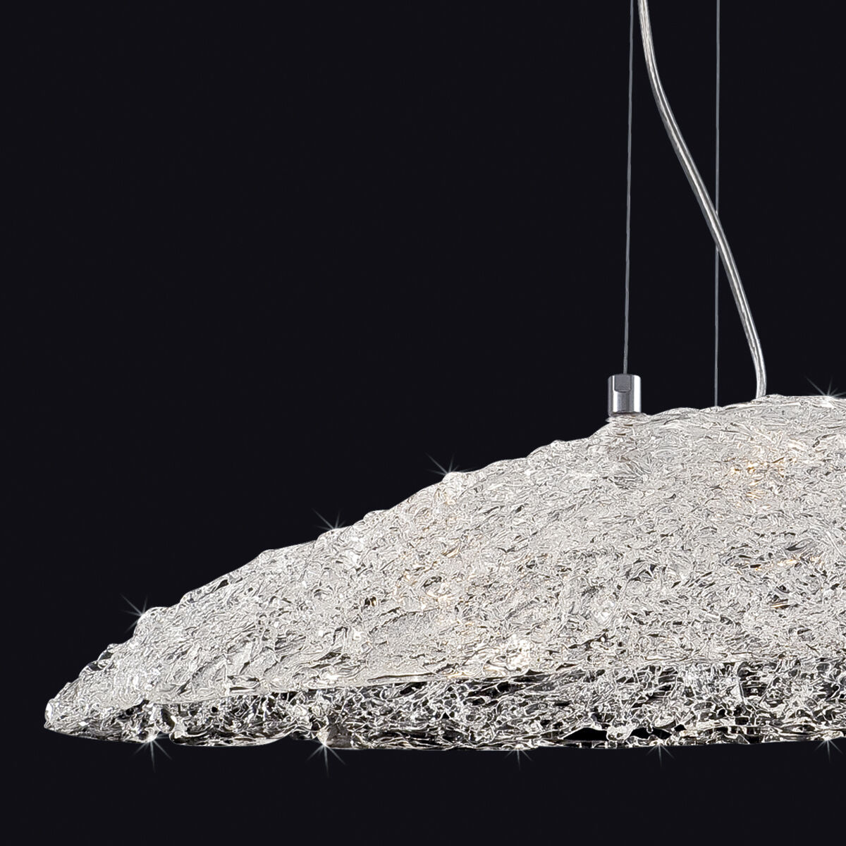 Caramico 1 Light 8 inch Chrome Pendant Ceiling Light