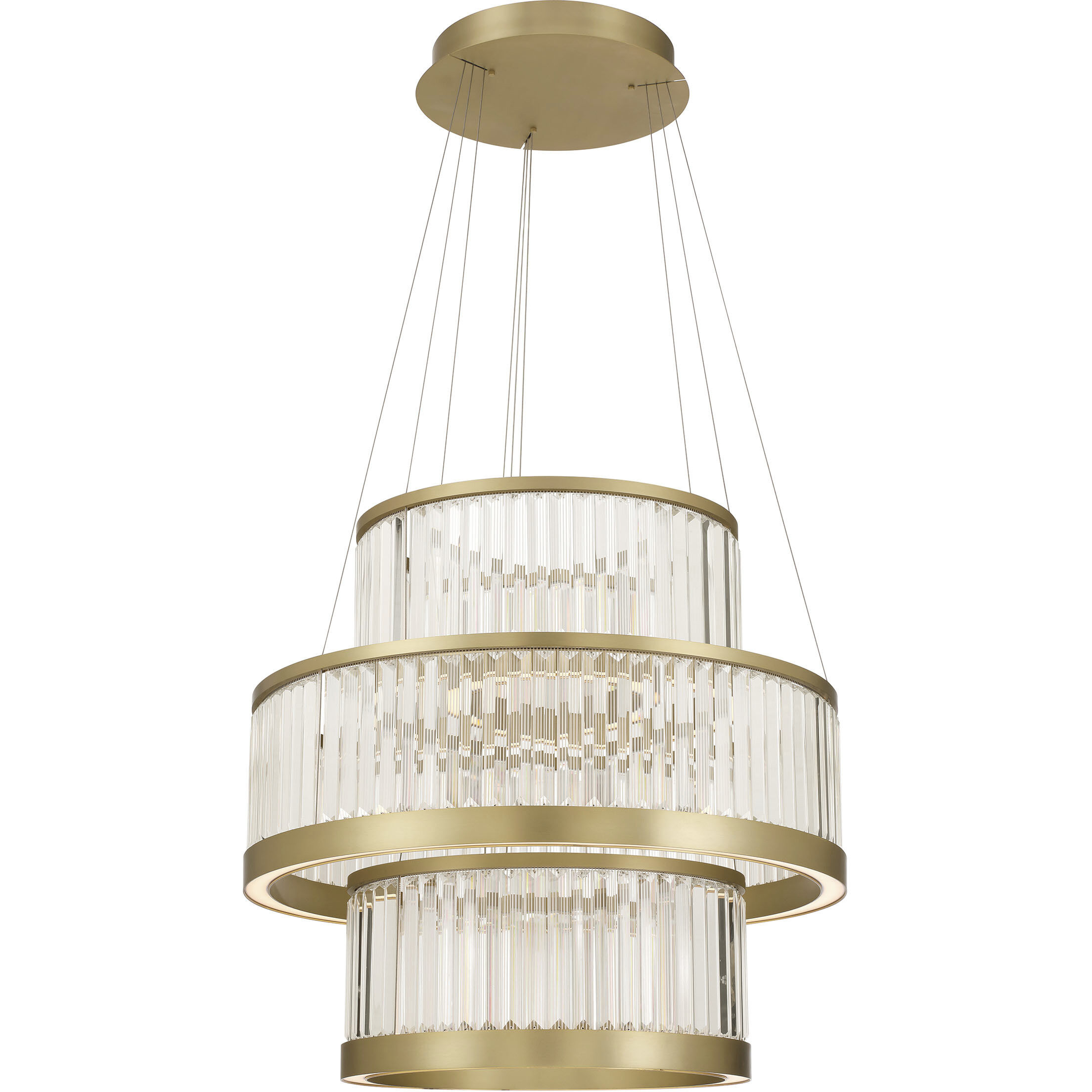 Empra LED 35.2 inch Gold Grand Chandelier Ceiling Light