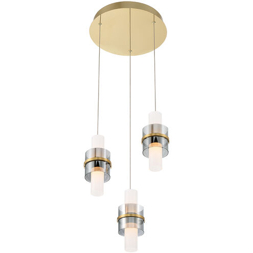Rola LED 14.5 inch Gold Chandelier Ceiling Light