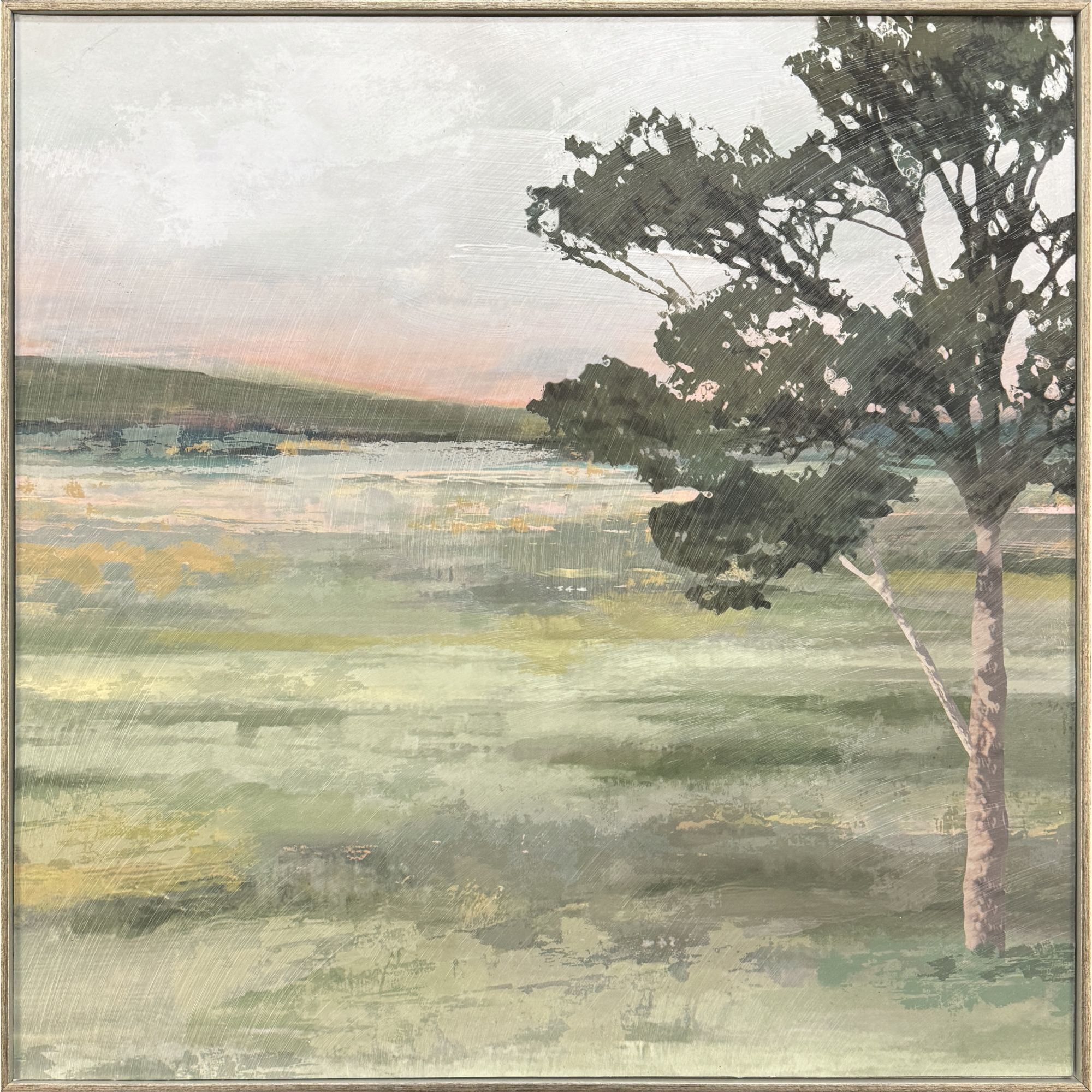 Noorong Omaroo 21 X 21 inch Non-Glass Framed Art, Propac