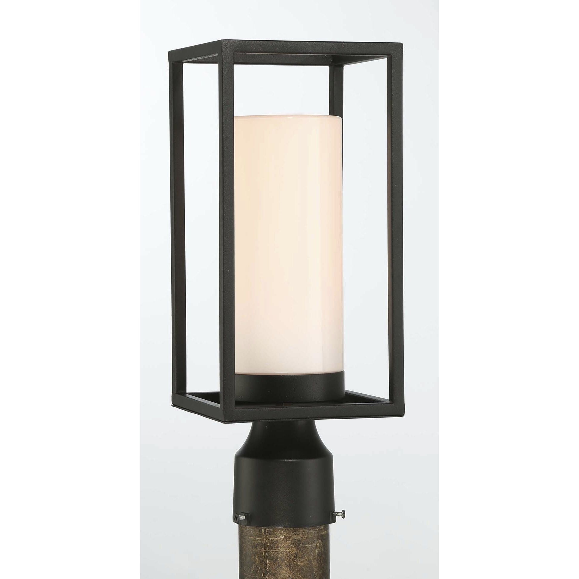 Ren 1 Light 15.25 inch Black Outdoor Post Mount