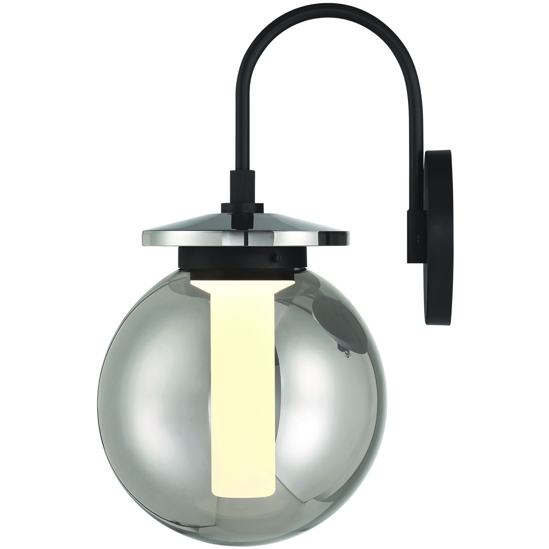 Caswell 1 Light 18.25 inch Black Outdoor Wall Lantern