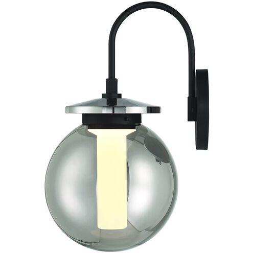 Caswell 1 Light 18.25 inch Black Outdoor Wall Lantern