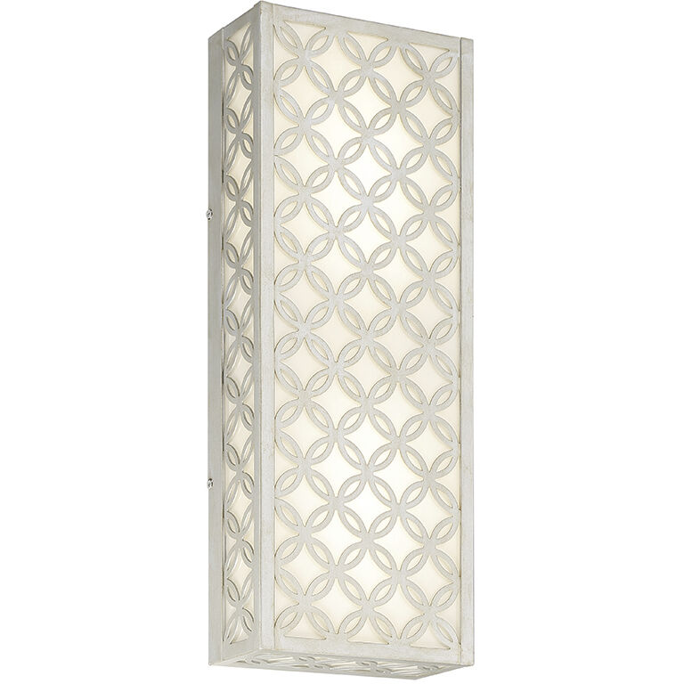 Clover 1 Light 21 inch Aged Silver Outdoor LED Wall Sconce