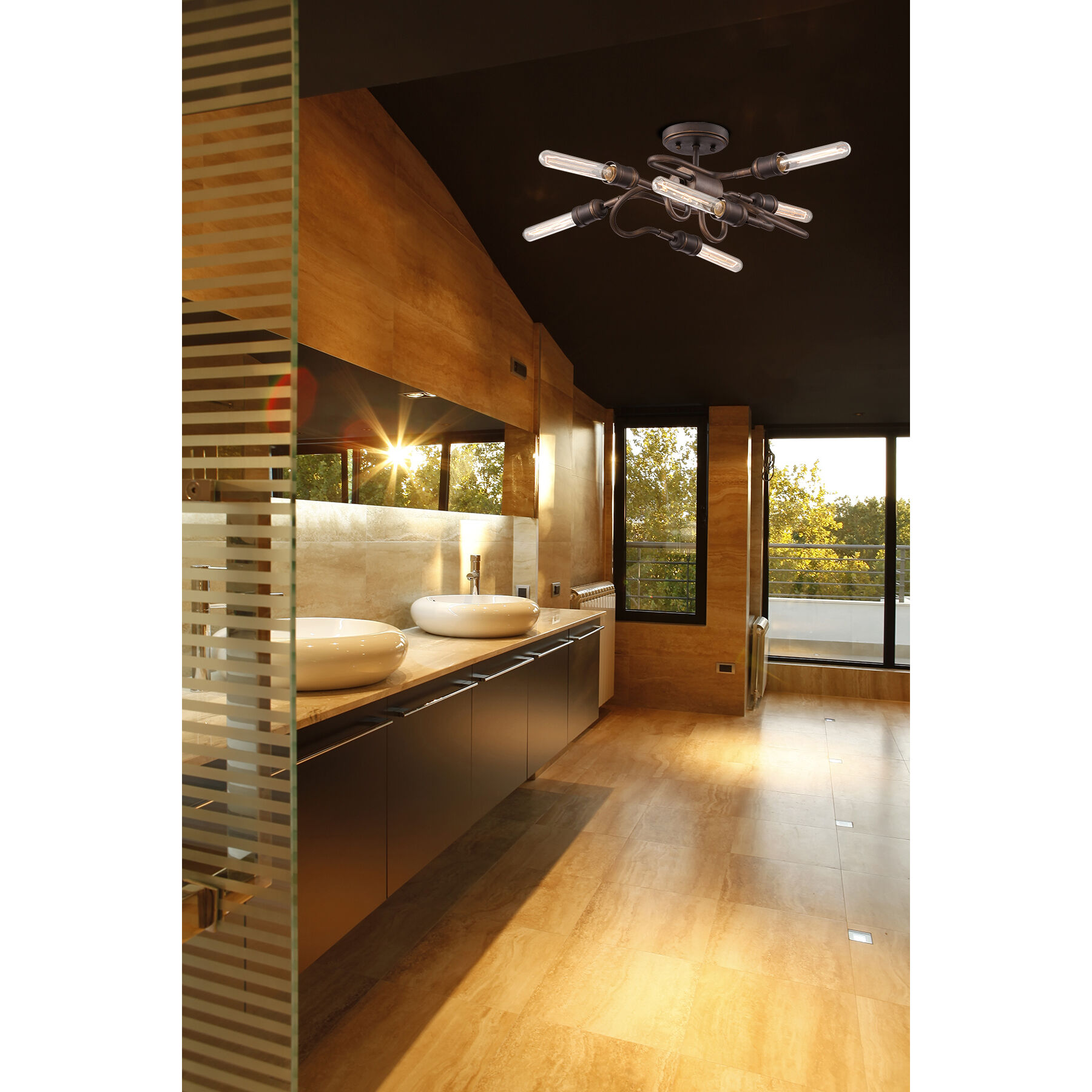 Briggs 8 Light 26 inch Oil Rubbed Bronze Chandelier Ceiling Light