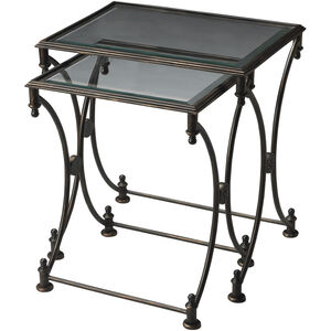 Beverly Metal 26 X 24 inch Metalworks Nesting Table