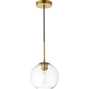 Baxter 1 Light 8 inch Brass Pendant Ceiling Light