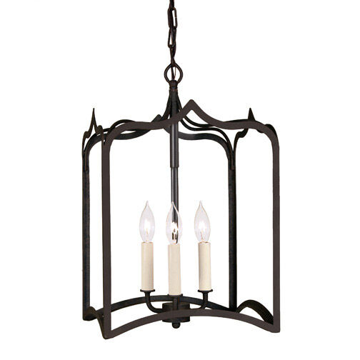 Gothic 3 Light 12.00 inch Foyer Pendant