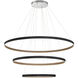 Verdura LED 60 inch Black Chandelier Ceiling Light