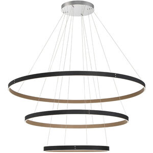 Verdura LED 60 inch Black Chandelier Ceiling Light