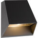 Kilo LED 5 inch Graphite Grey Outdoor Wall Mount