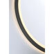 Artell 32 inch Brushed Black LED Mirror