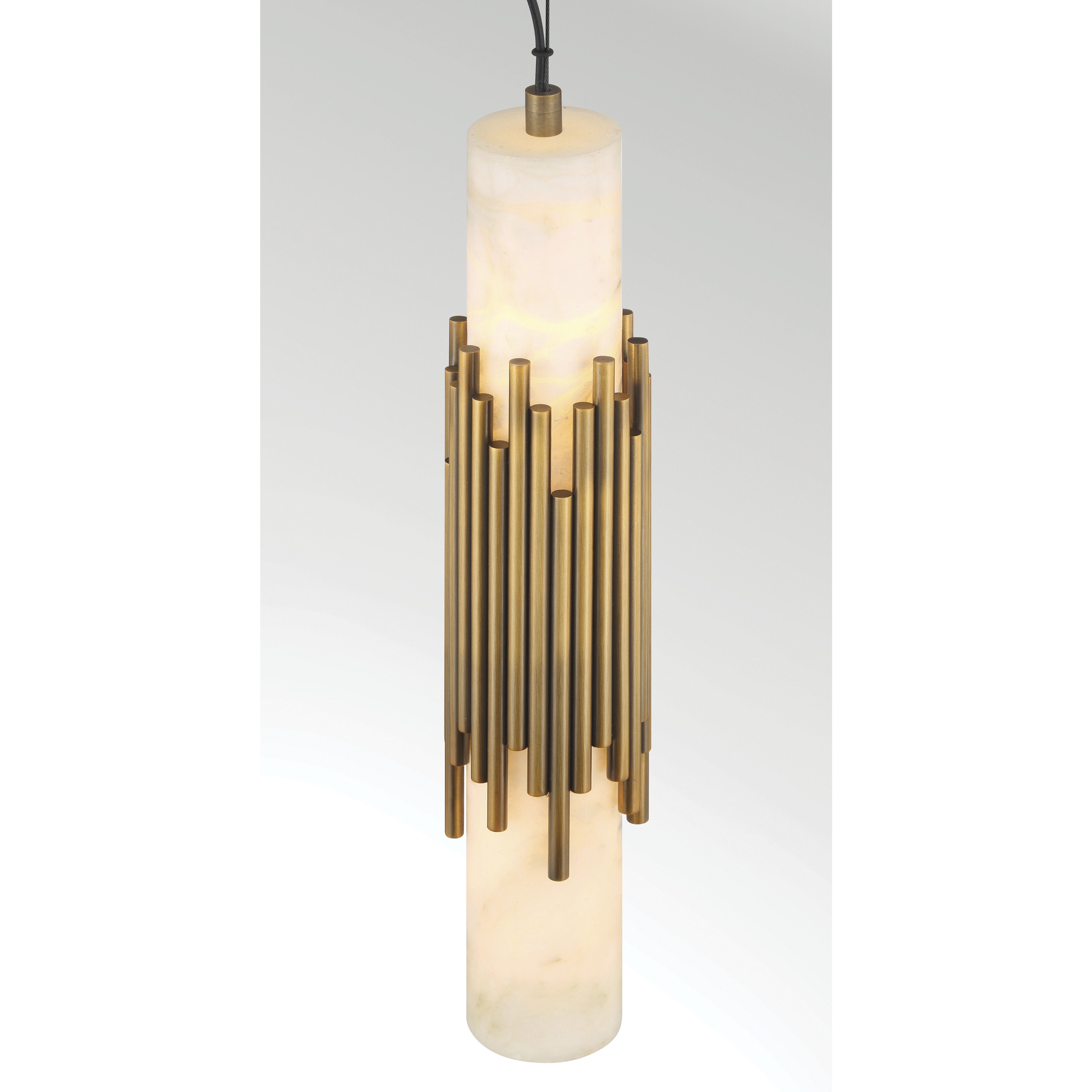Venna LED 3 inch Antique Brass Pendant Ceiling Light