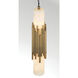 Venna LED 3 inch Antique Brass Pendant Ceiling Light