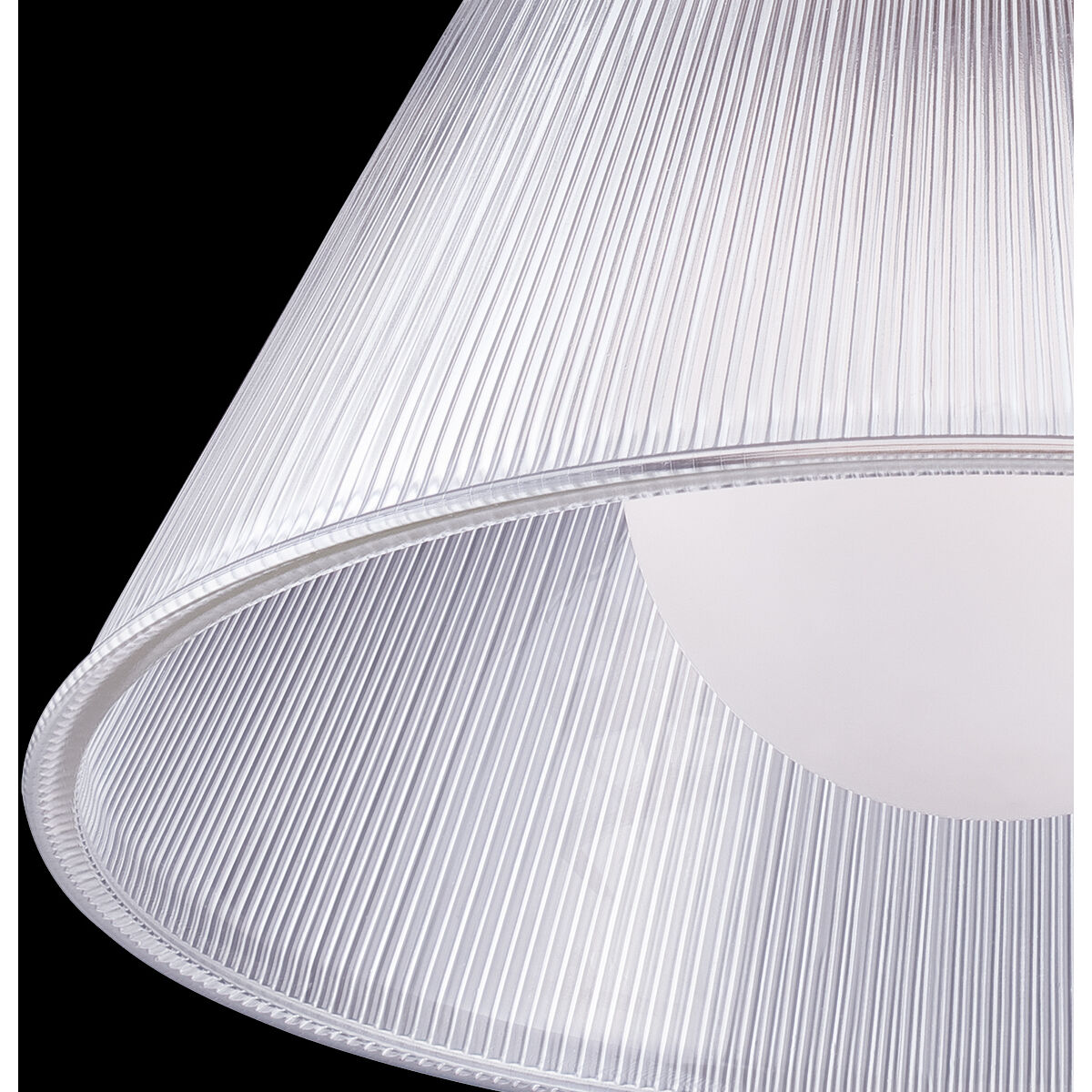 Ribo 1 Light 13 inch Chrome Pendant Ceiling Light in Black, Small