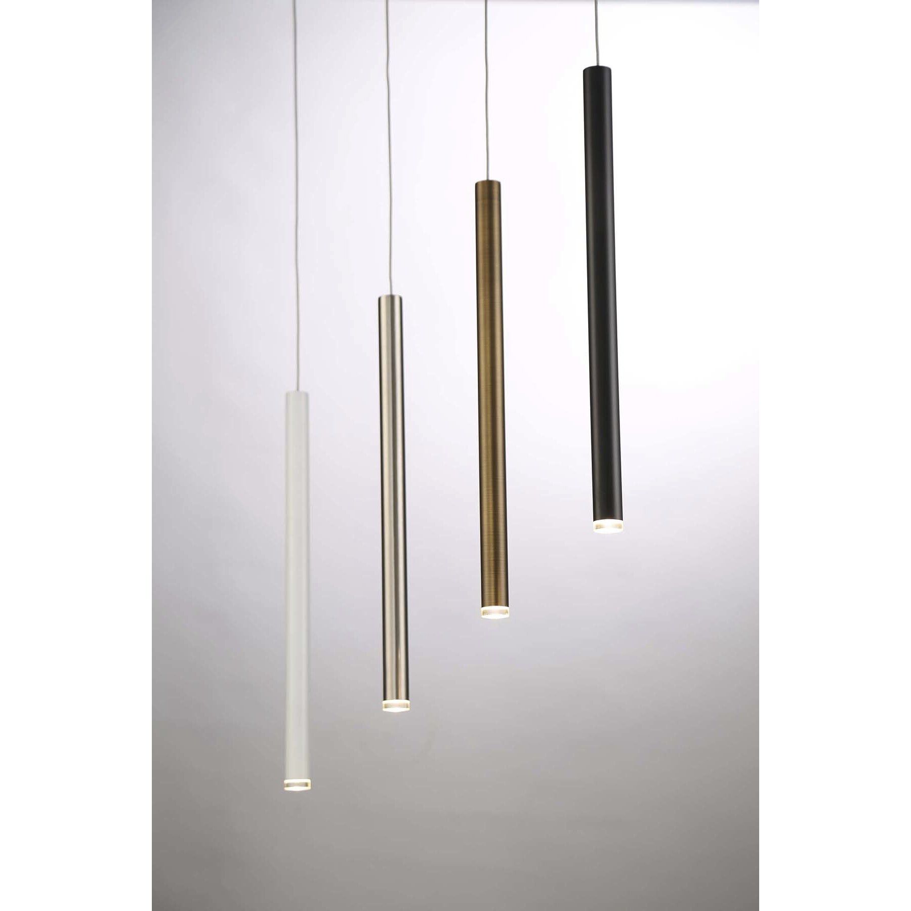 Navada LED 1 inch Brass Pendant Ceiling Light, Medium