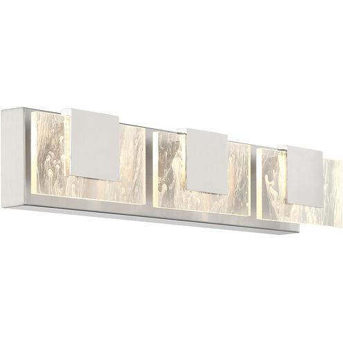 Kasha LED 27.75 inch Chrome Vanity Light Wall Light
