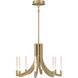 Olette 8 Light 24 inch Gold Chandelier Ceiling Light