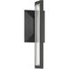 Aelin LED 14 inch Matte Black Outdoor Wall Sconce