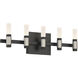 Albany LED 20 inch Silver and Black Vanity Light Wall Light