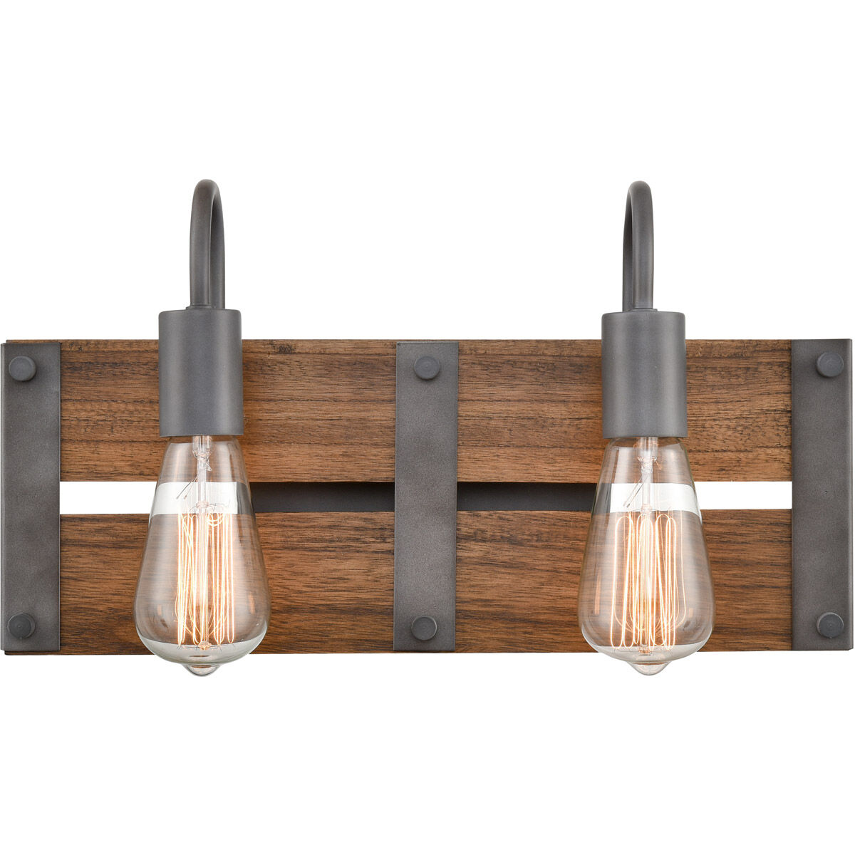 Austin 2 Light 16.5 inch Aged Gun Metal Bath Vanity Light Wall Light