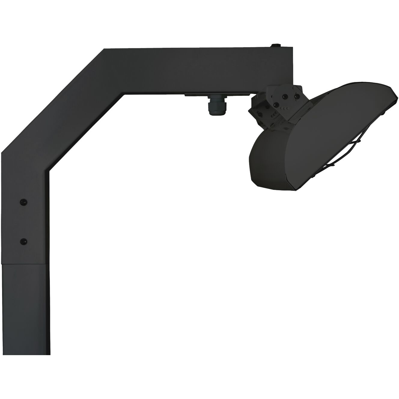 Ontario 96 X 3 inch Black Patio Heater Pole Mount