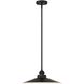 Deckard 1 Light 16 inch Gold and Black Outdoor Pendant