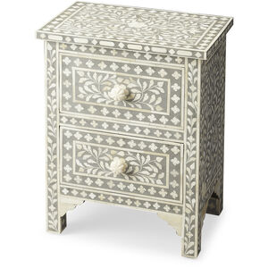 Bone Inlay Vivienne Grey Bone Inlay Gray Bone Inlay Chest/Cabinet