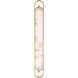 Noga 1 Light 36 inch Gold Vanity Light Wall Light