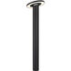 Orbit 8 watt Black Outdoor Bollard