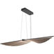 Seraph LED 15.25 inch Black Chandelier Ceiling Light
