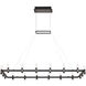 Altamont LED 27 inch Satin Nickel/ Black Chandelier Ceiling Light
