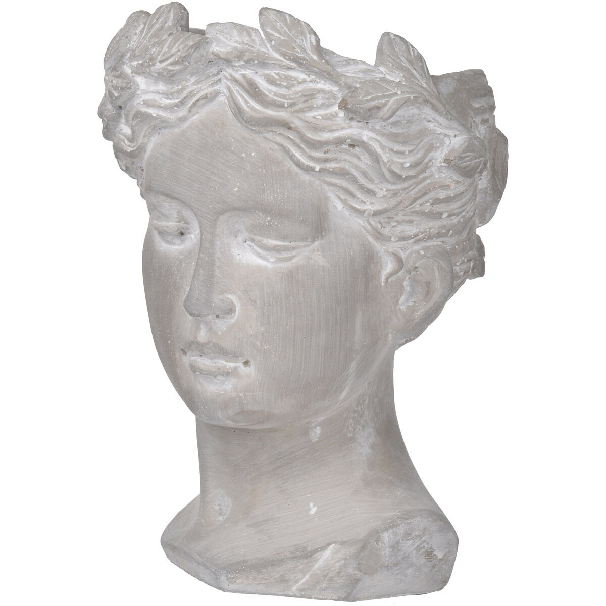 Visage White Wash Outdoor Vase