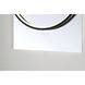 Trails 36 X 24 inch Matte Black LED Mirror