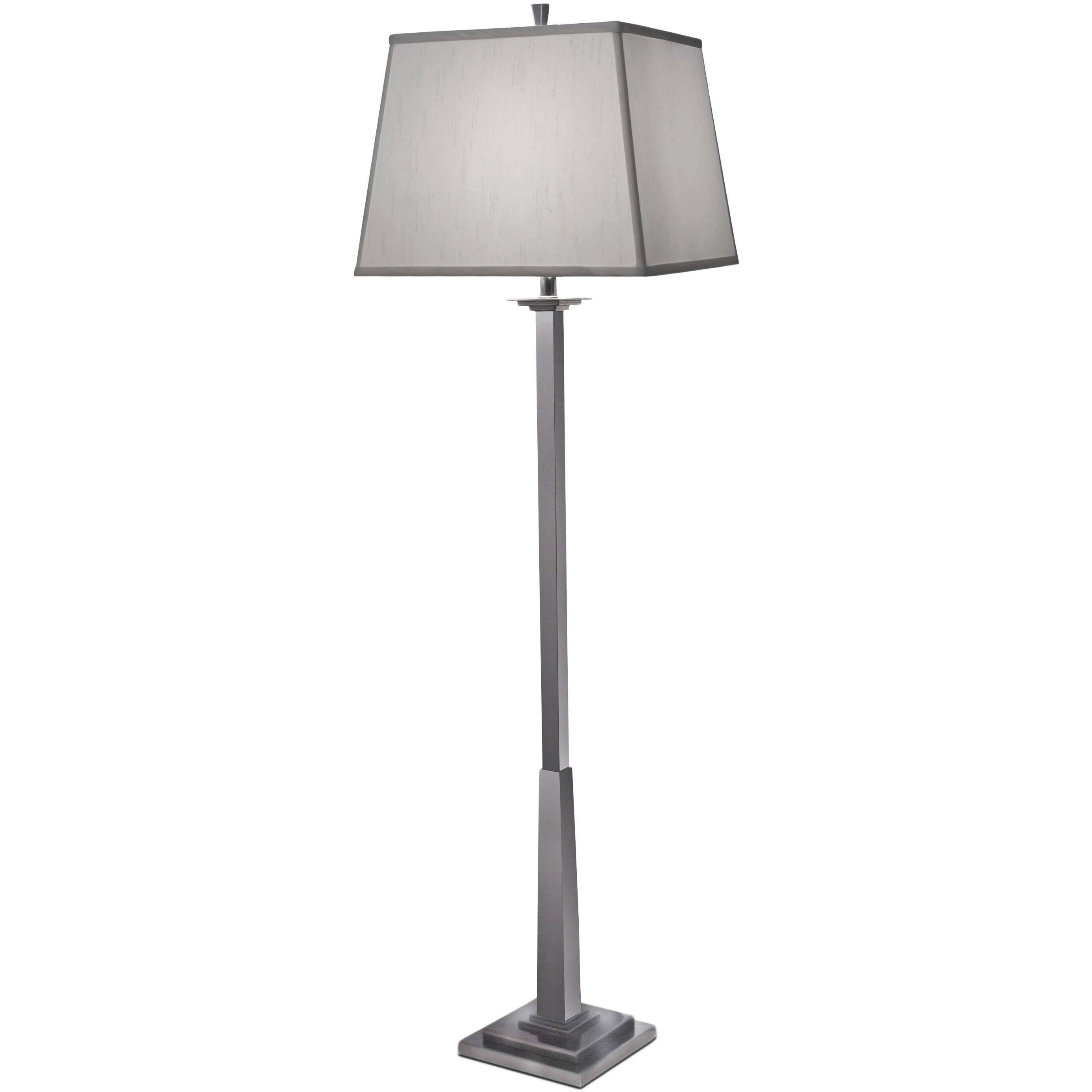 Ellie 63 inch 150.00 watt Black Nickel Floor Lamp Portable Light, Square