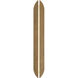 Inntra 1 Light 40 inch Brass Outdoor Wall Sconce