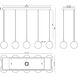 Iissa 10 Light 15.5 inch Gold Chandelier Ceiling Light in Amber