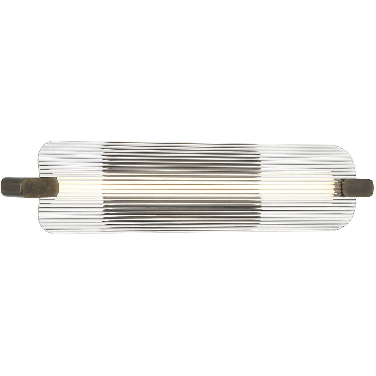 Neoness LED 24.5 inch Weathered Brass Vanity Light Wall Light in Clear