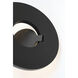 Orbit LED 3.23 inch Black Outdoor Wall Mount