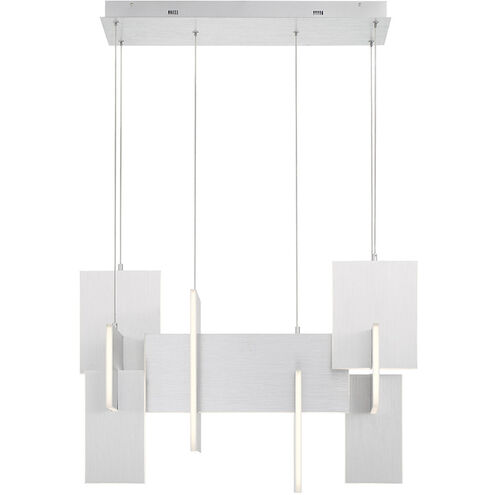 Coburg LED 14 inch Silver Chandelier Ceiling Light