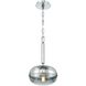 Nottingham 1 Light 10 inch Polished Nickel Mini Pendant Ceiling Light