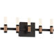Albany LED 20 inch Brass and Black Vanity Light Wall Light
