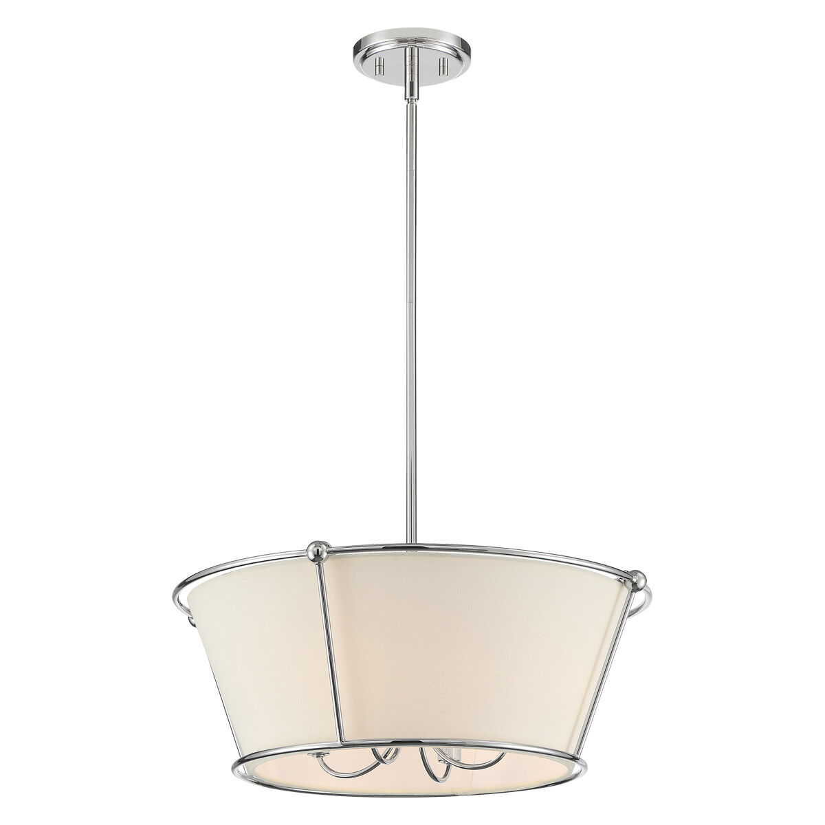 Pulito 4 Light 21 inch Matte Black Convertible Pendant Ceiling Light