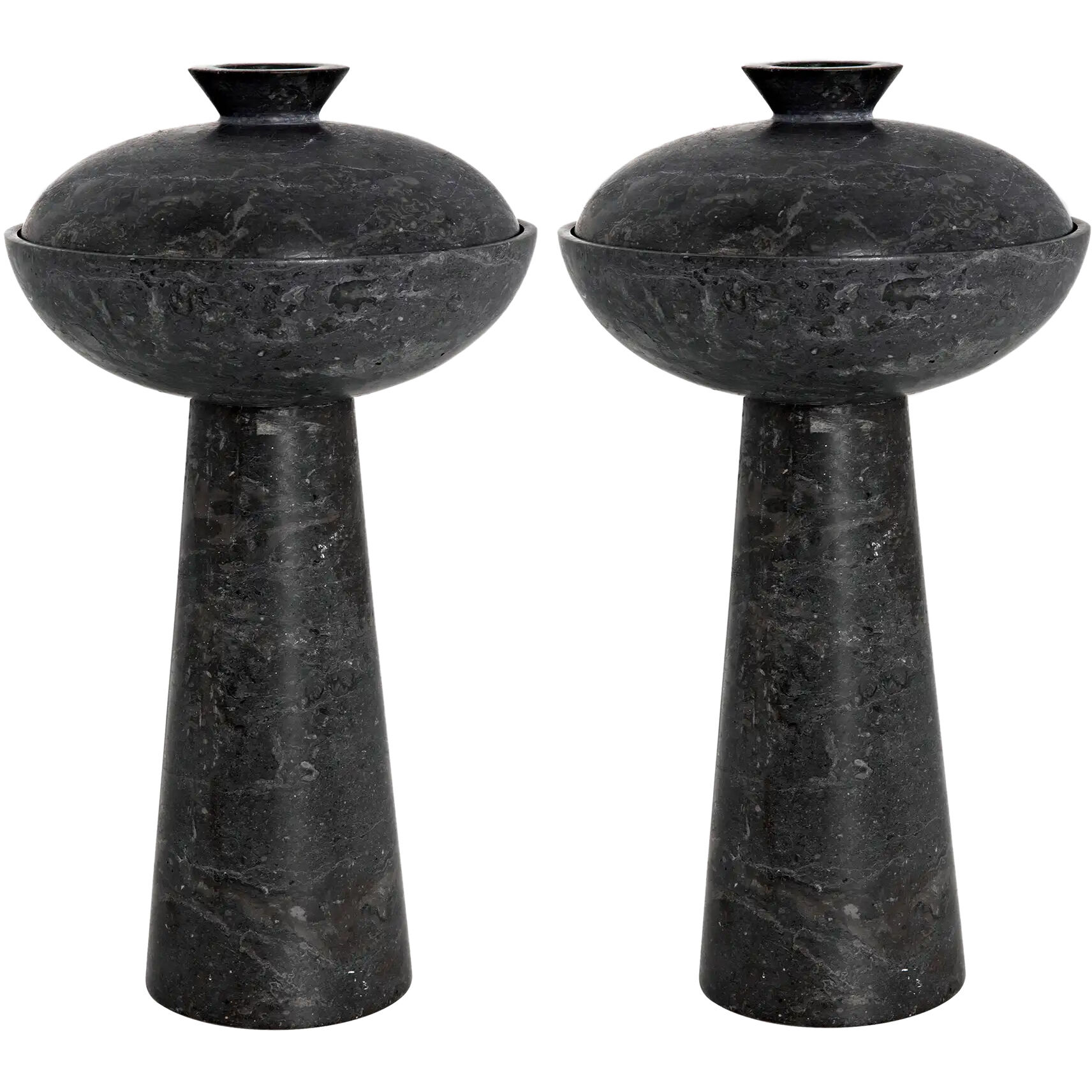 Guy Black Marble Decor Accessory, Set of 2