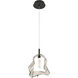 Norah 1 Light 5.5 inch Matte Black Standard Pendant Ceiling Light in Amber