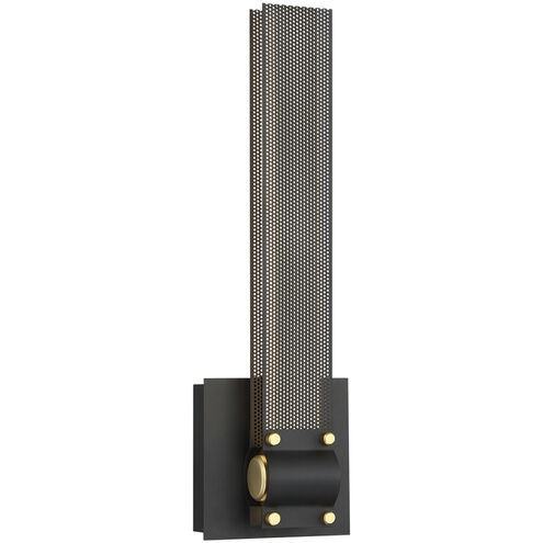 Admiral LED 5 inch Matte Black/Gold Painting Wall Sconce Wall Light