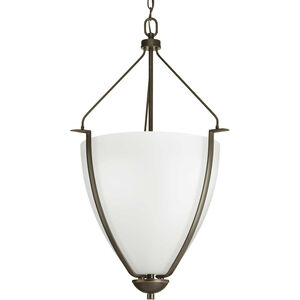 Bravo 3 Light 20 inch Antique Bronze Foyer Pendant Ceiling Light, Large