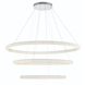 Sassi LED 60 inch Chrome Chandelier Ceiling Light