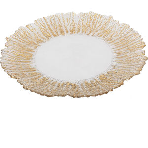 Stallard White/Gold Charger